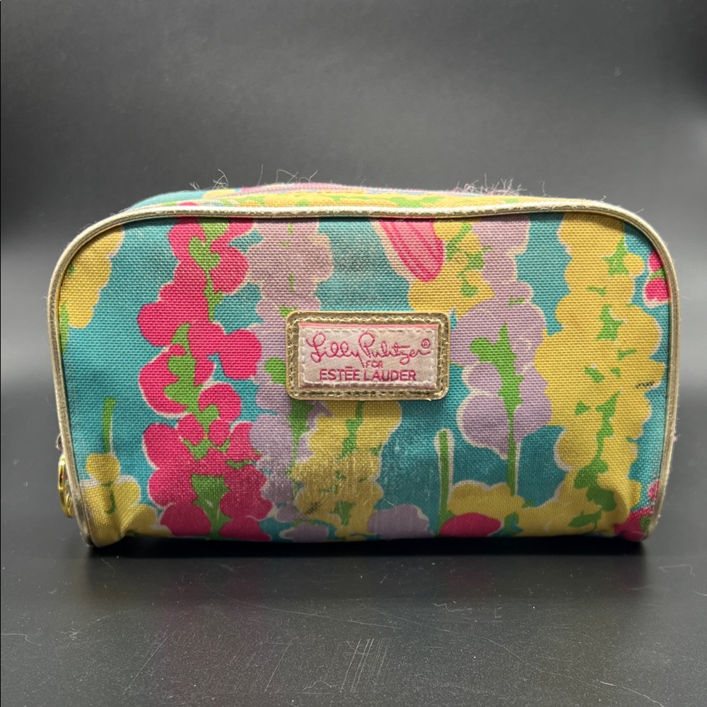 Lilly Pulitzer Multicolor Floral Cosmetic Bag - Picture 3 of 10